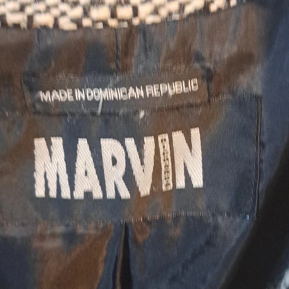 Vintage Marvin Richards double breasted wool blend pea coat - M - browns